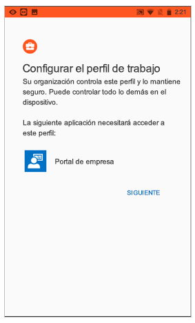 Configurar un perfil de trabajo