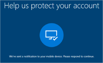 Captura de pantalla que muestra la pantalla de notificación "Escriba la contraseña".