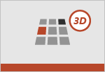 una forma de cuadrícula 3D
