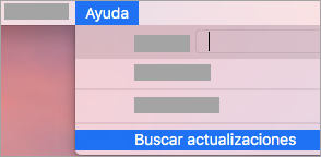Ayuda > Buscar actualizaciones