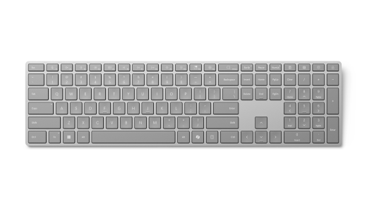 Mostrar una vista descendente de Surface Keyboard