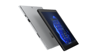 Muestra la Surface Pro 7 abierta y lista para usarse.