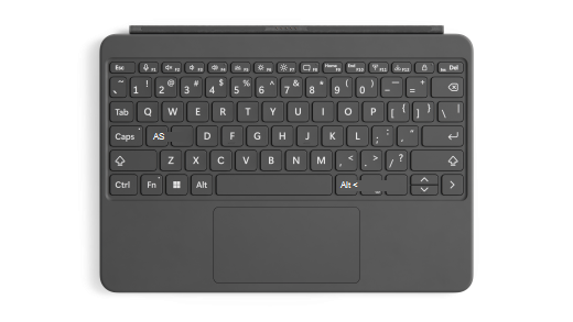 Vista descendente de Teclado para Surface Pro de 12 pulgadas Edición de conjunto de teclas Bold