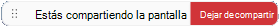 indicador de pantalla compartida