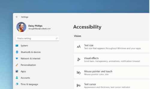 Sincronizar la configuración de accesibilidad