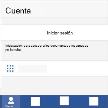 Inicie sesión con su cuenta Account Microsoft u Office 365 de trabajo o escuela.