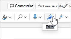 menú Word