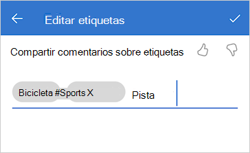 Captura de pantalla editar etiquetas