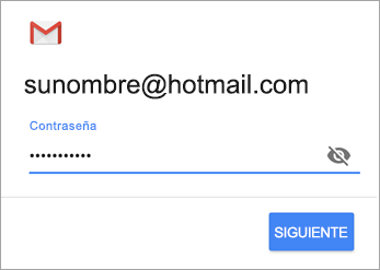 Escriba la contraseña