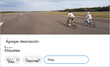 Editar etiquetas de OneDrive.