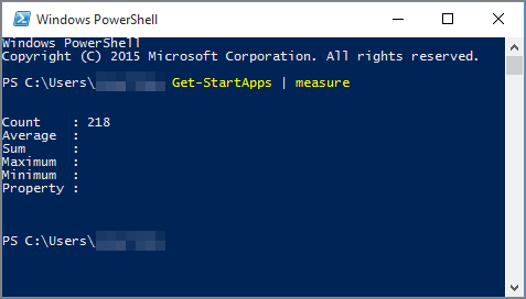 Script de Windows PowerShell con cuenta de aplicación