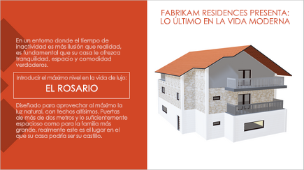 Captura de pantalla de una portada de plantilla de PowerPoint en 3D