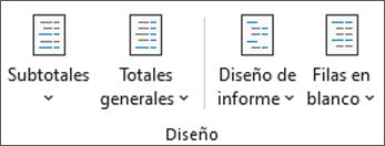 Imagen de la cinta de Excel