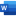 Logotipo de la aplicación Microsoft Word