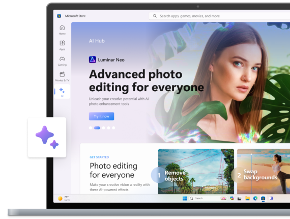 Herramientas de IA en Microsoft Store